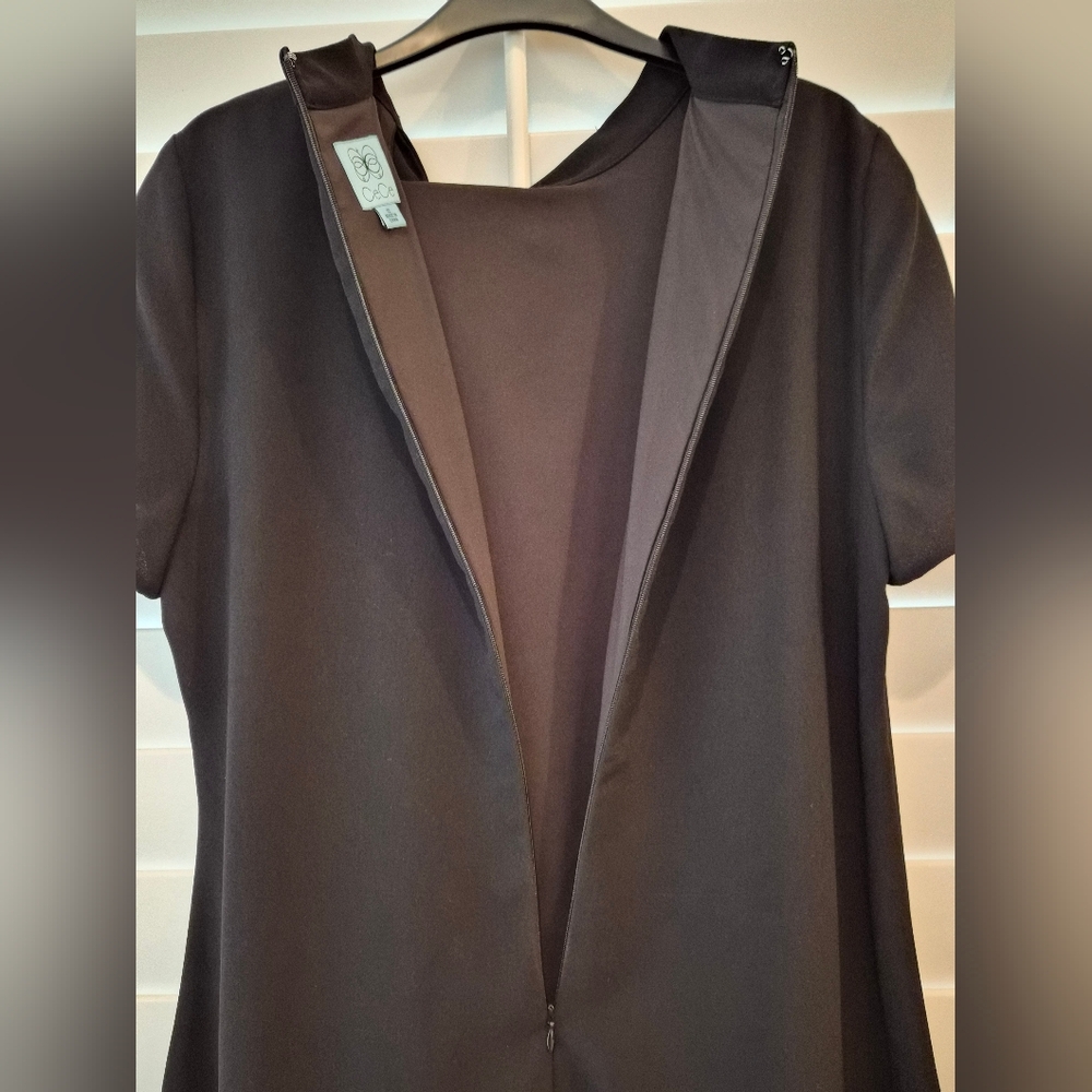 CeCe Black Mini Dress with Bow Detail - Picture 6 of 13
